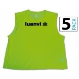 Colete de treino de Fútbol LUANVI Pack 5 unidades 06268-0195