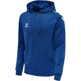 Veste de jogging de Fútbol HUMMEL HmlCore XK Poly Zip Hood Sweat 211484-7045