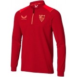 Sudadera de Fútbol CASTORE Sevilla F.C. Entrenamiento Media Cremallera  TM1150