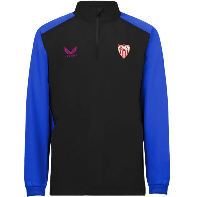 Sweatshirt Castore Sevilla FC Home1/4 ZIP 2023-2024